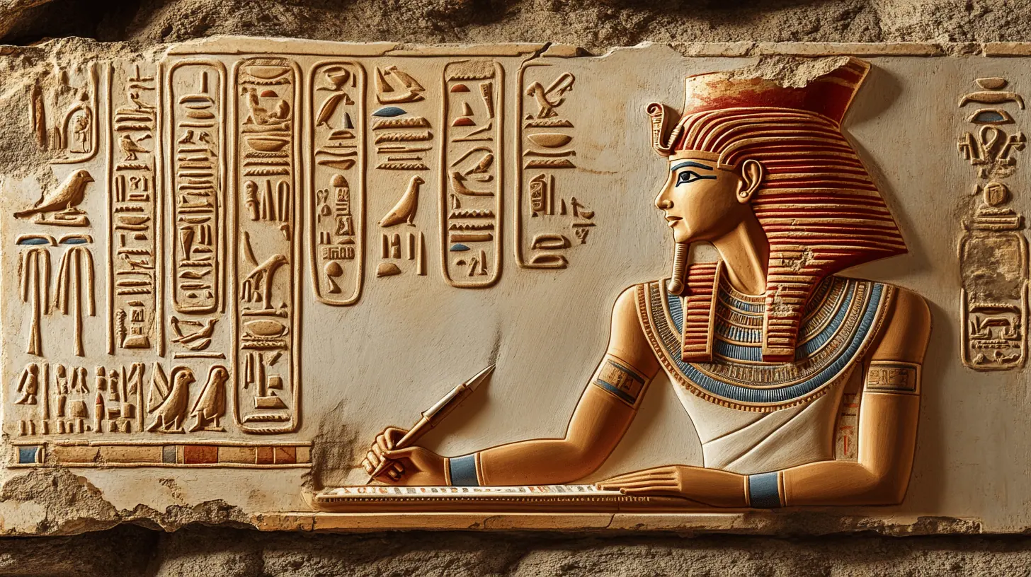 Implementazione GDPR. Un Faraone egizio realizza la Privacy Policy e Cookie Policy per il sito web di un cliente nel rispetto della GDPR.