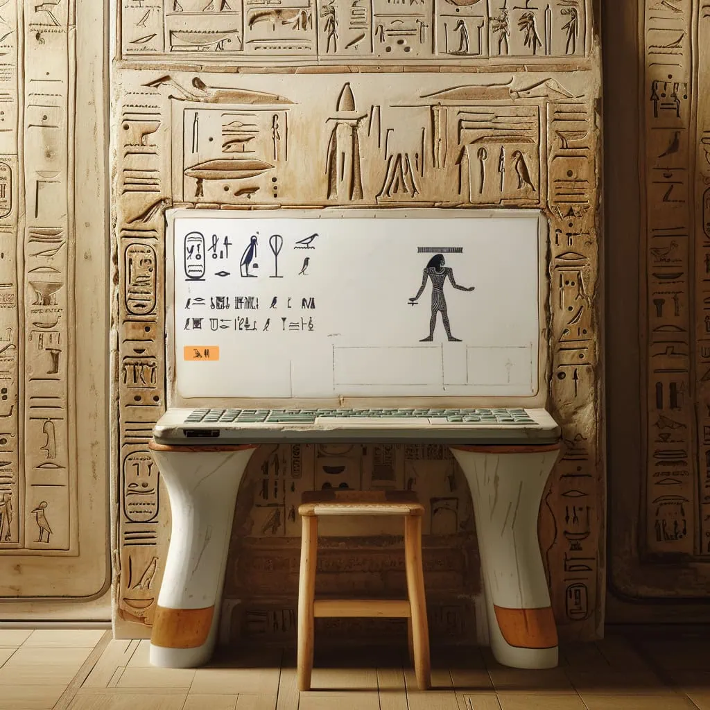 Landing page personalizzata. Antico laptop che mostra una landing page realizzata appositamente per un target spefico, rispecchiando le linee guida del brand di appartenenza e gli obiettivi stabiliti dalla campagna di marketing.