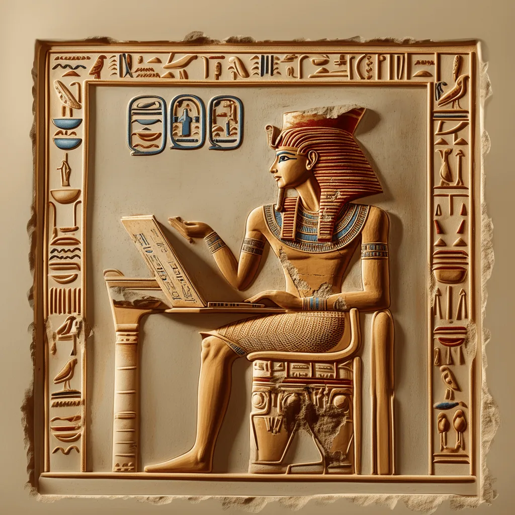 Progettazione, manutenzione e supporto per siti WordPress. Faraone egizio impegnato nel miglioramento delle performance di un sito WordPress.